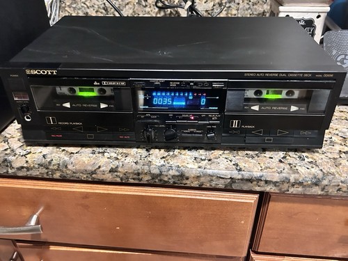 Vintage scott dual cassette - vintage,